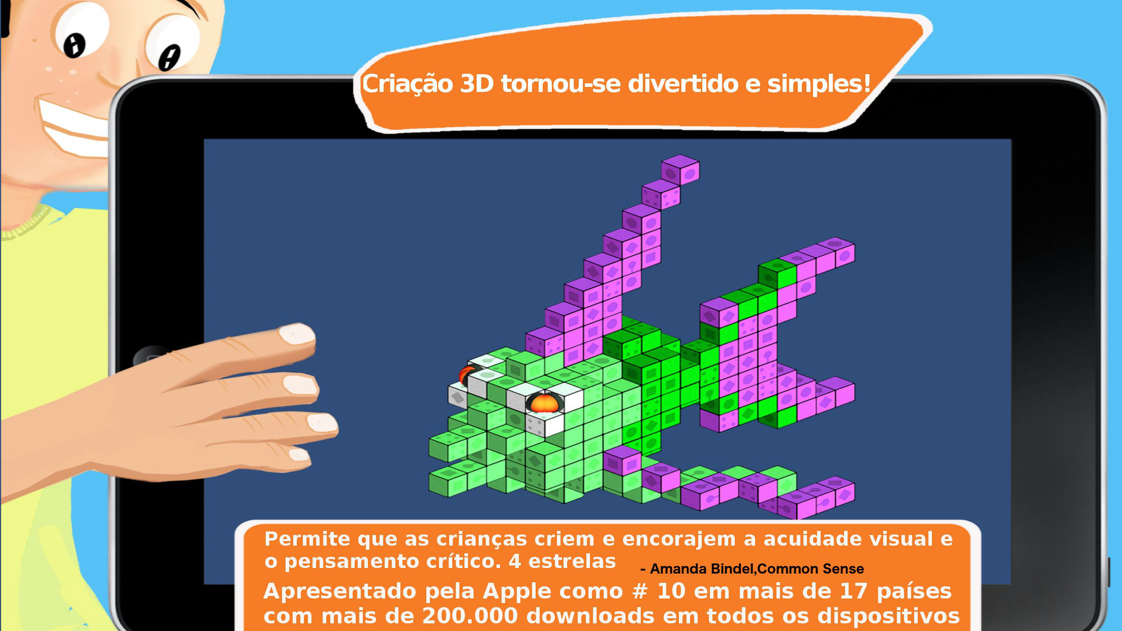 Screenshot do app Blox 3D