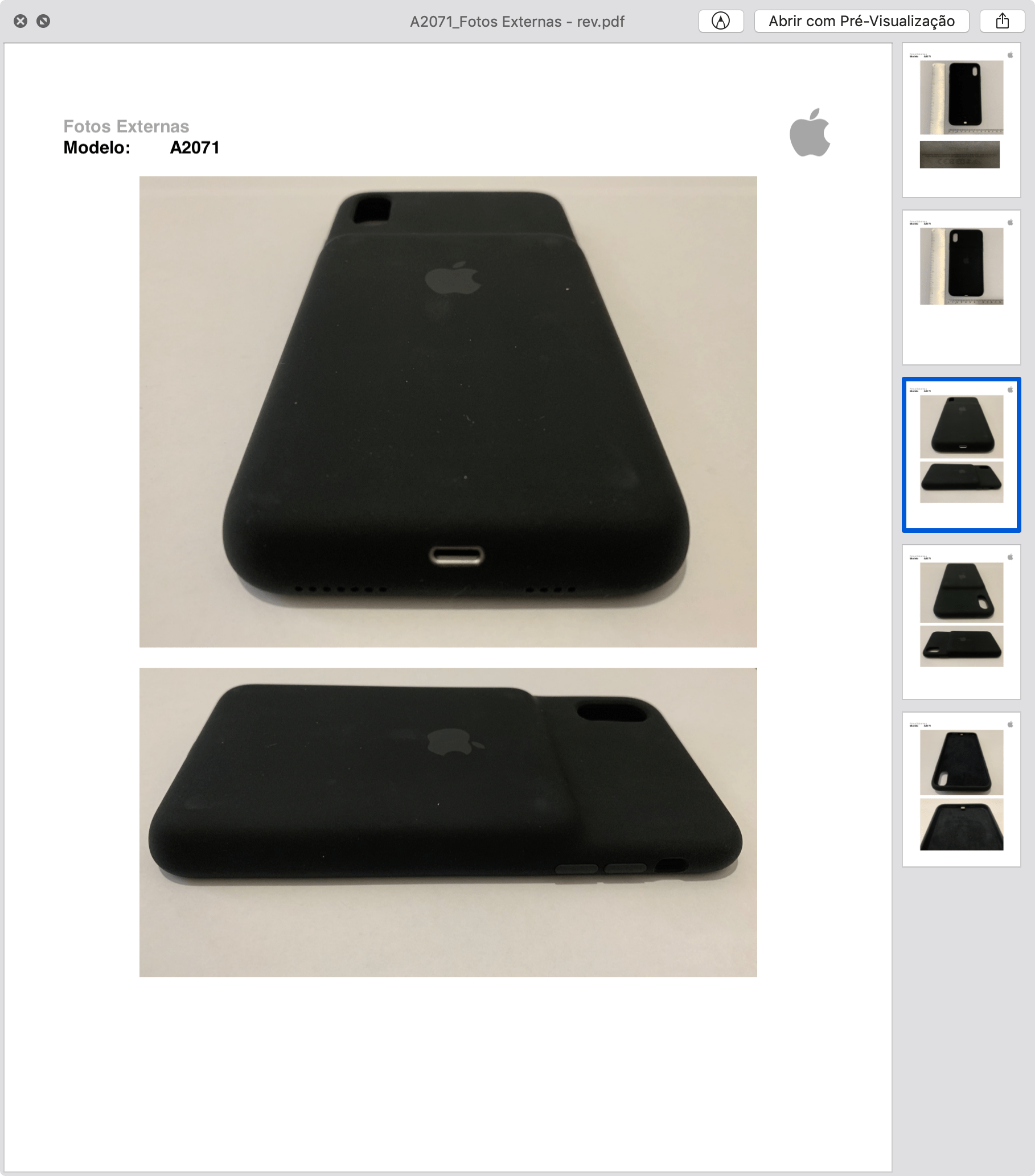 Fotos da Smart Battery Case do iPhone XS Max