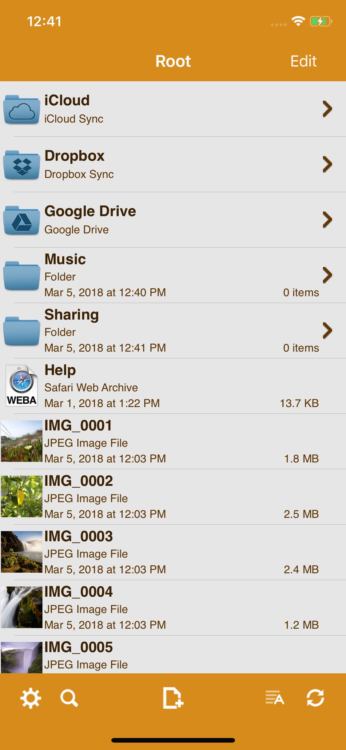 Screenshot do app AirDisk Pro