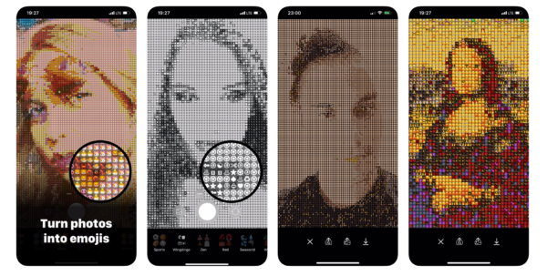 Capture fotos lisérgicas formadas por emojis com o app Emojivision