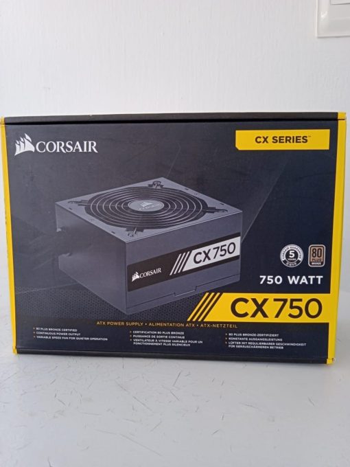 "Fonte de alimentação para PC  Corsair CX-M  Series CX750 750W black 100V/240V"