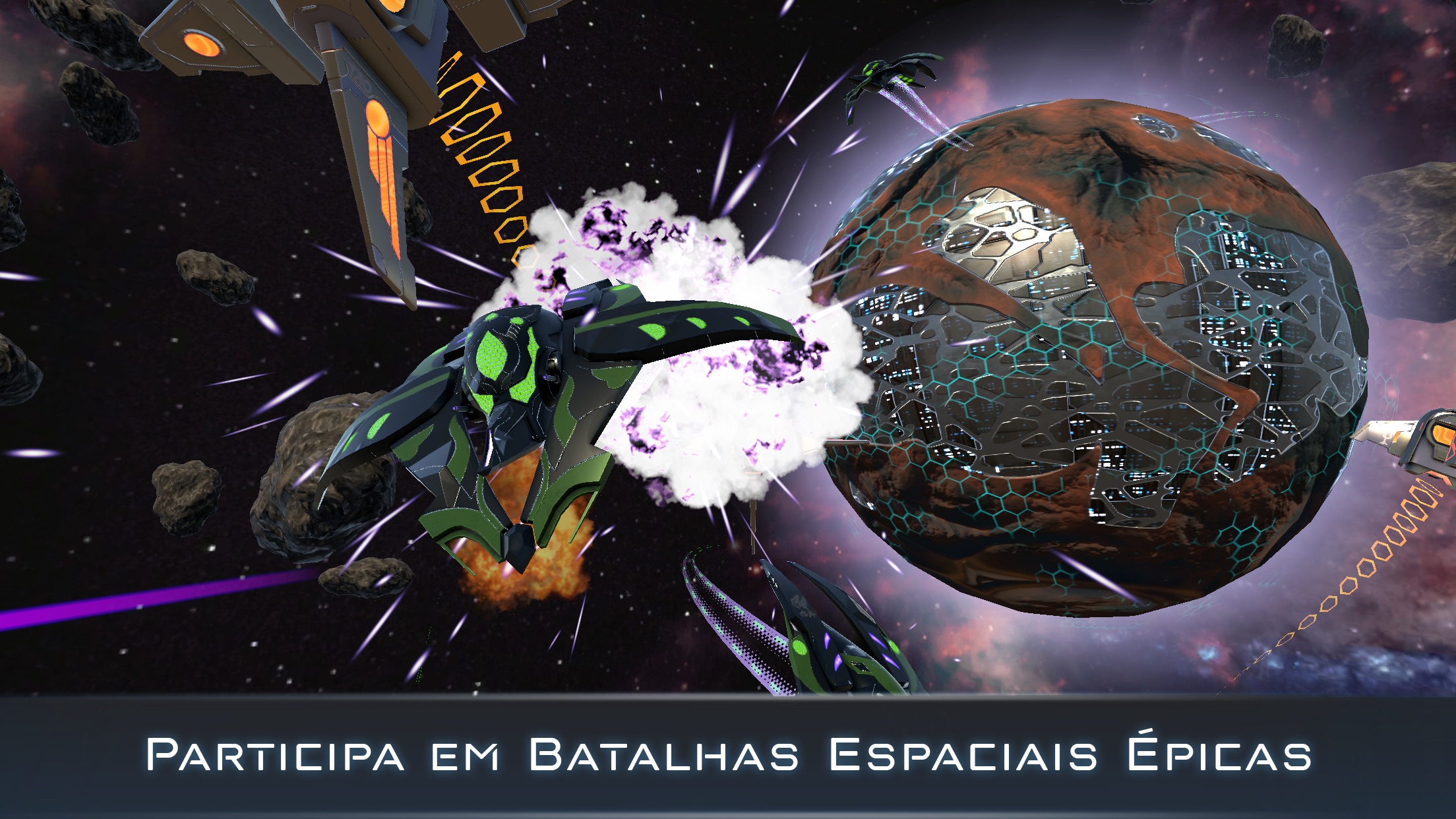 Screenshot do app Cosmic Frontline AR