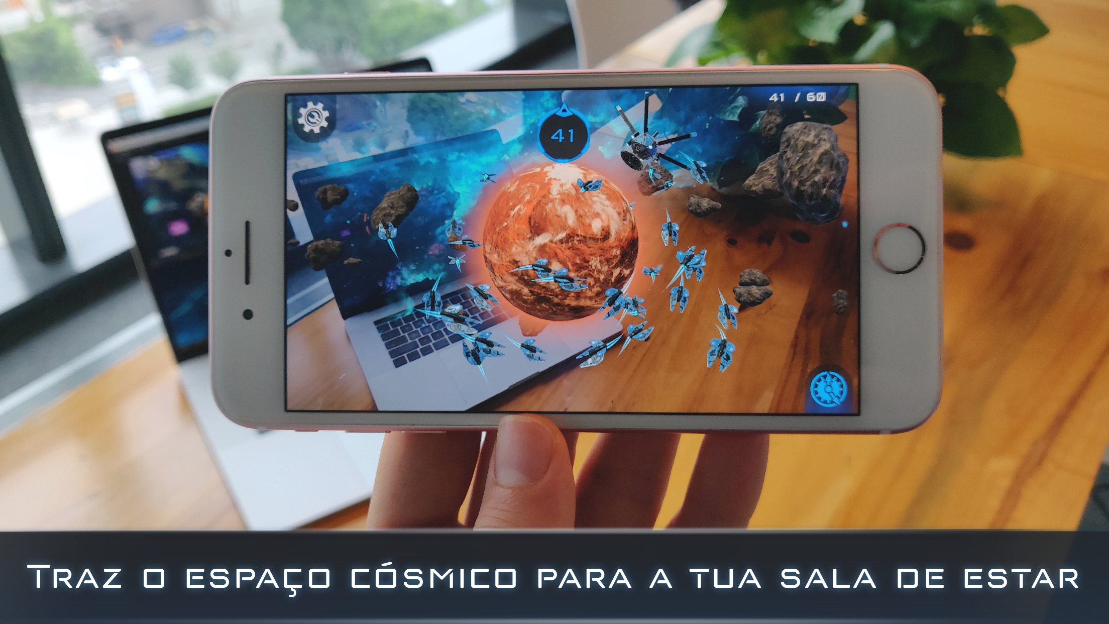 Screenshot do app Cosmic Frontline AR