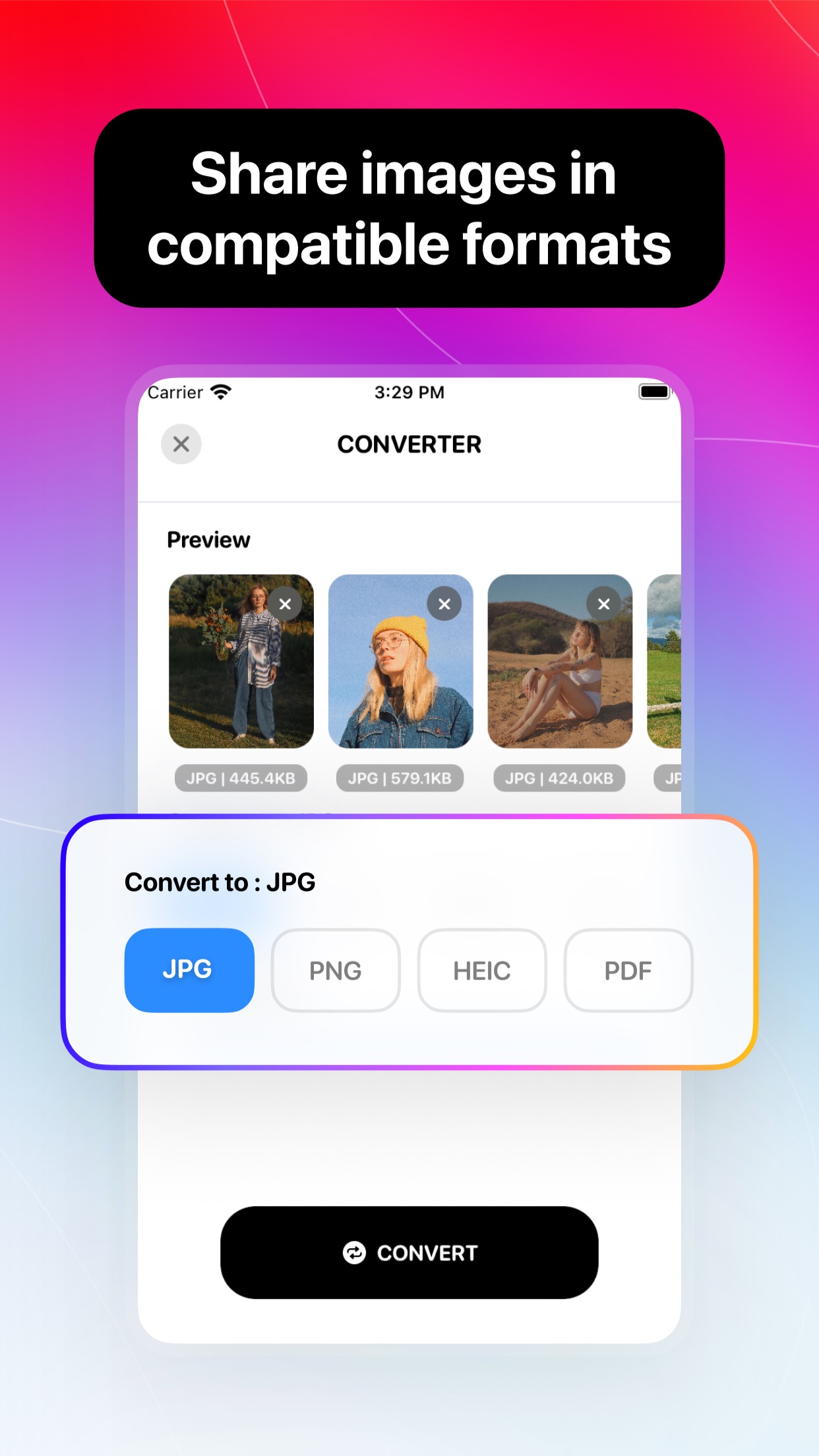 Screenshot do app Image: JPEG PNG Converter