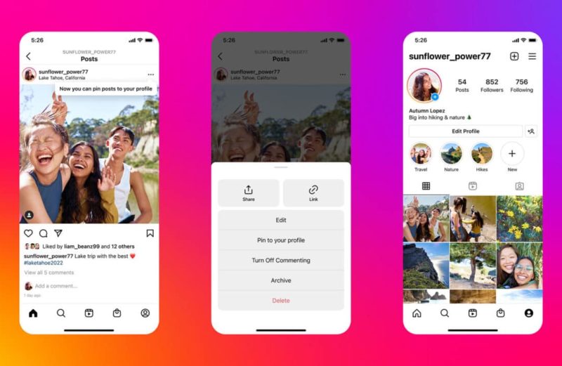 Instagram libera opção de fixar posts e outros novos recursos