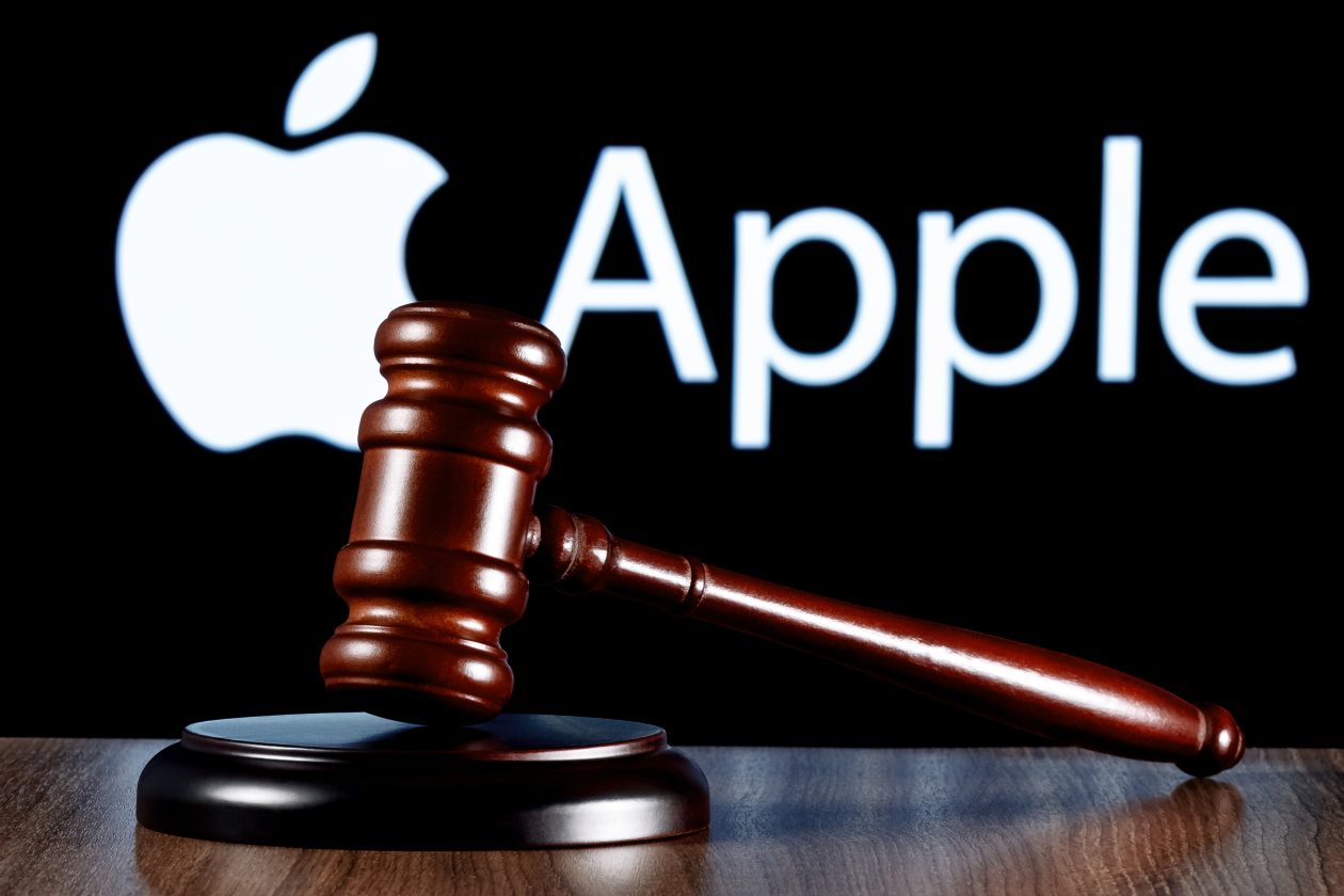 Apple e martelo de justiça