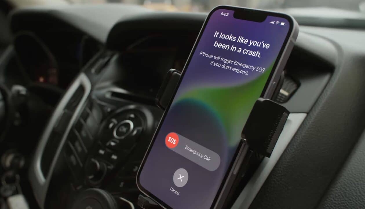 Detecção de Acidente no iPhone 14