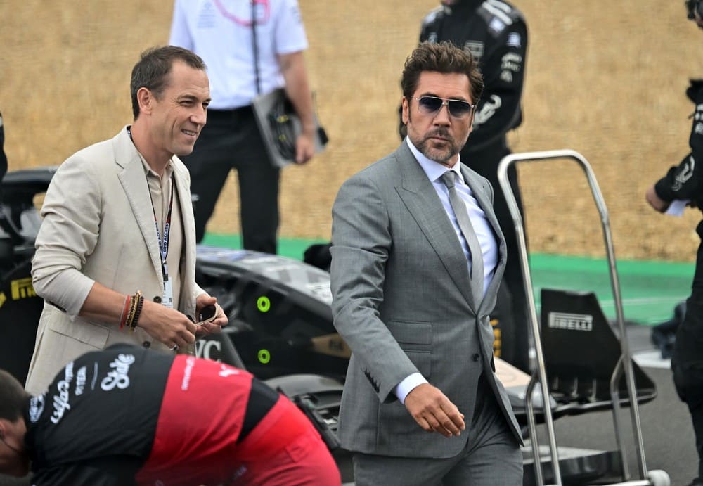 Javier Bardem no GP da Inglaterra de 2023