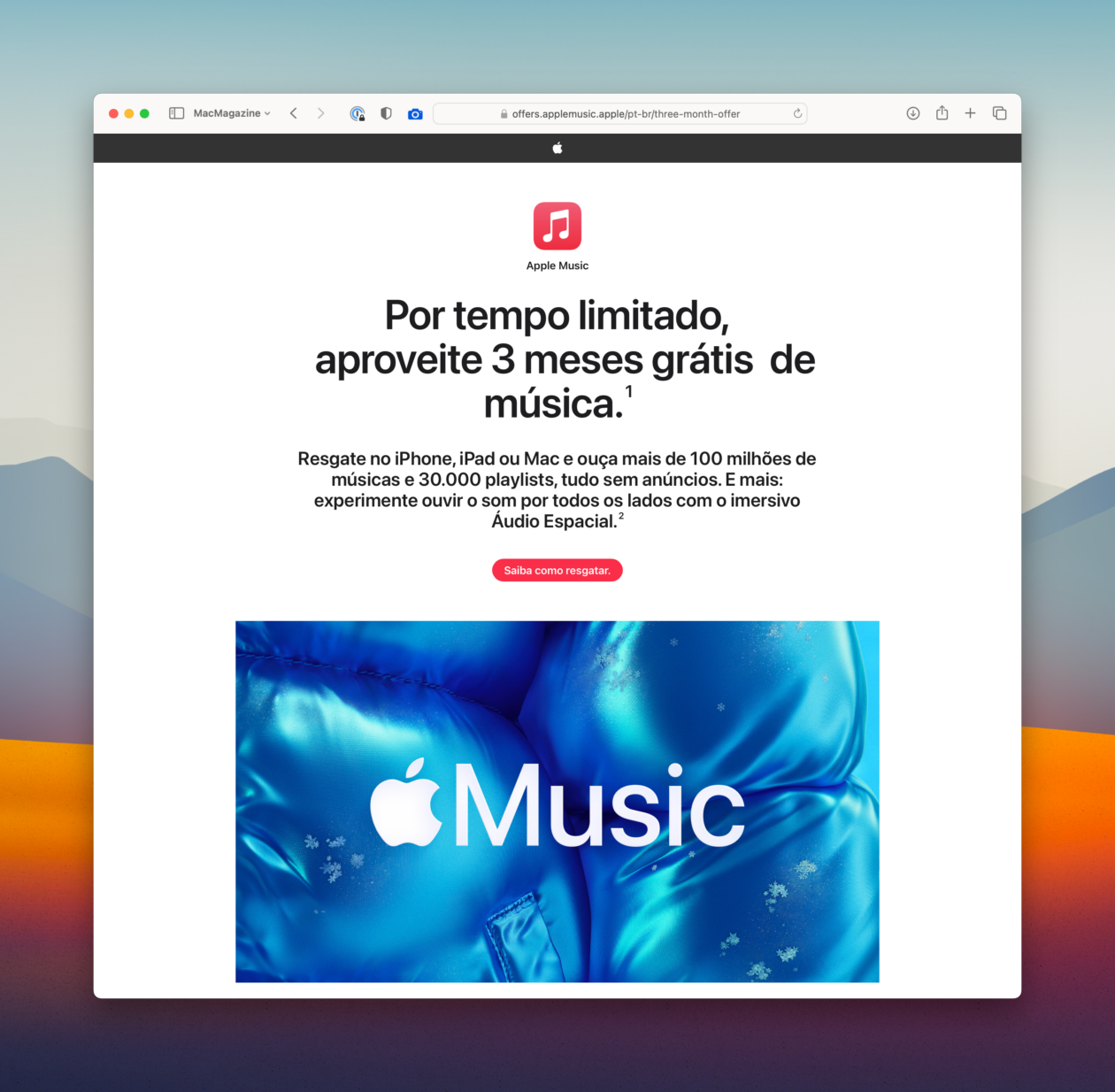 Promoção do Apple Music