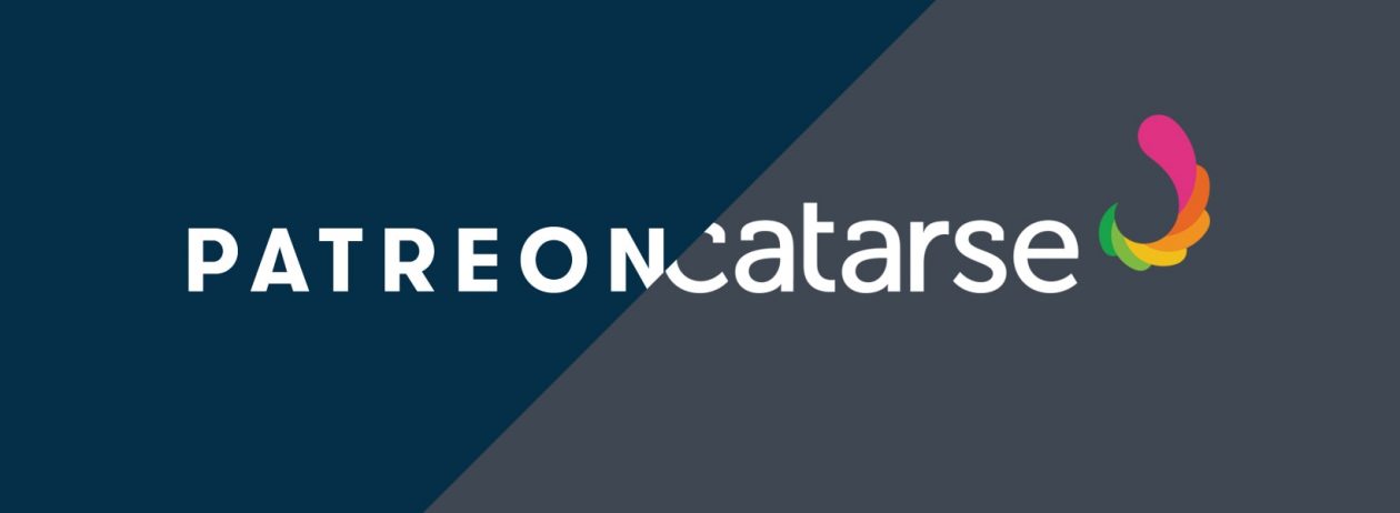 Logos do Patreon e do Catarse