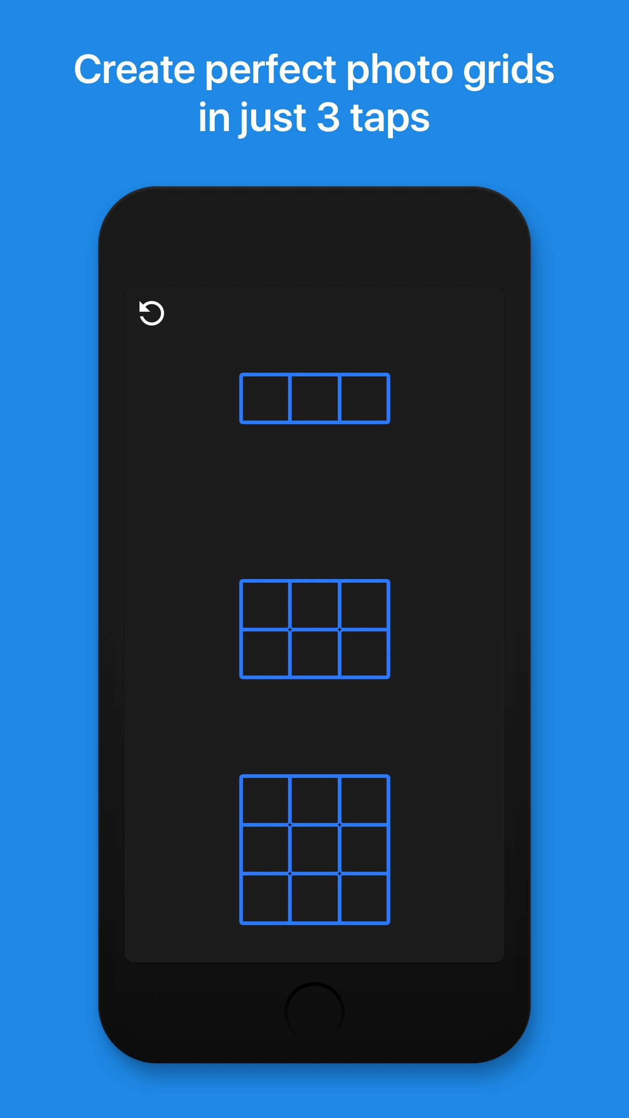 Screenshot do app InstantGrid