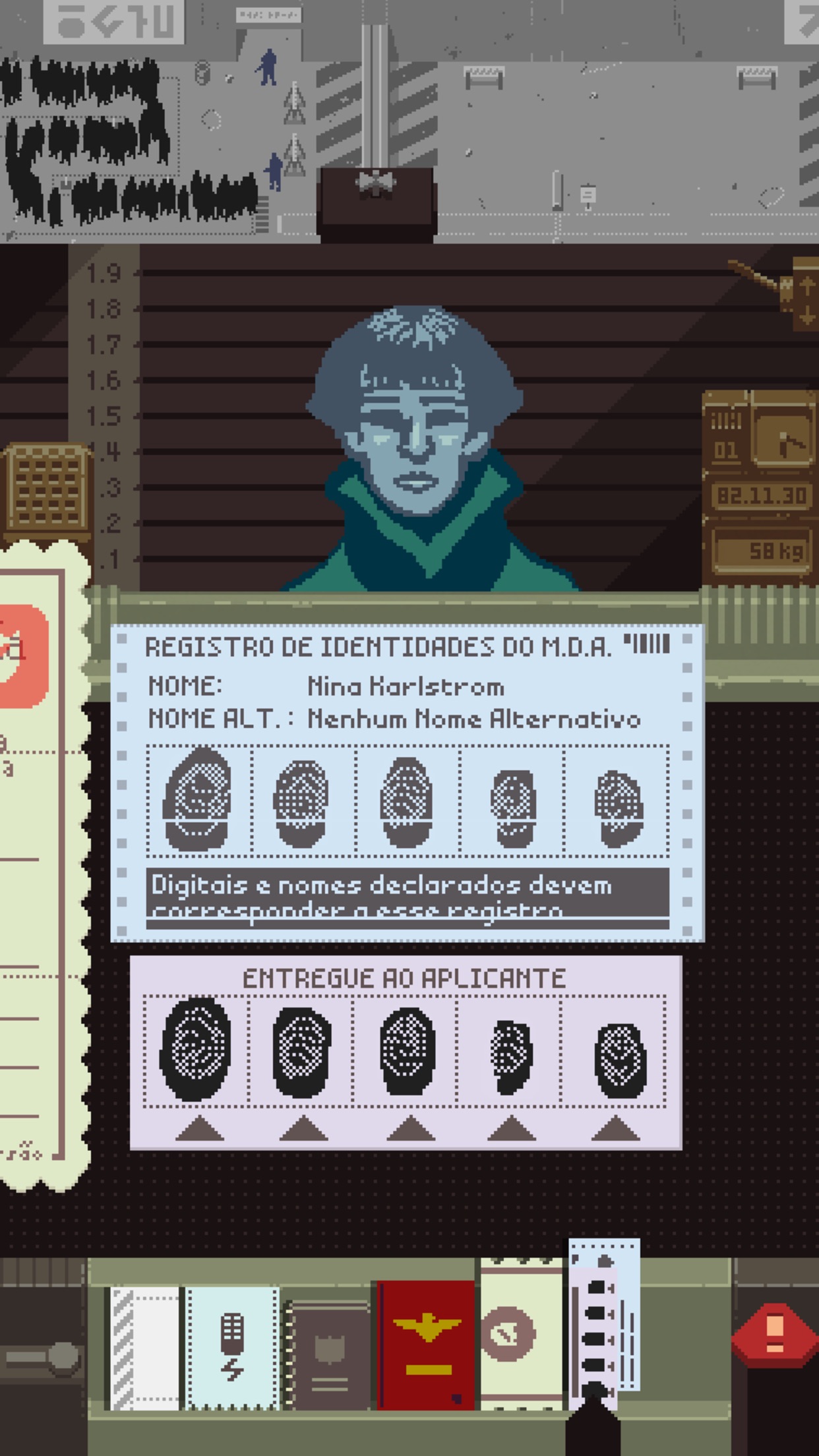 Screenshot do app Papers, Please