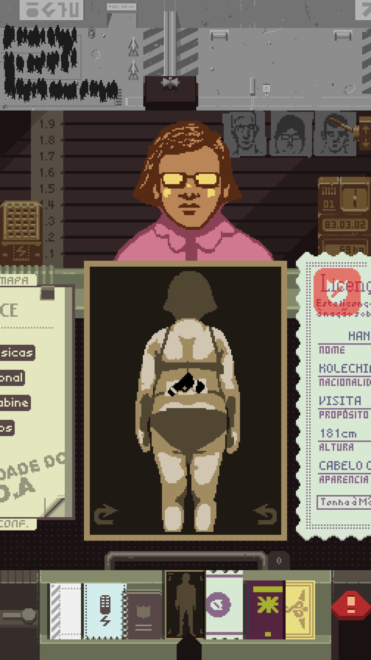 Screenshot do app Papers, Please