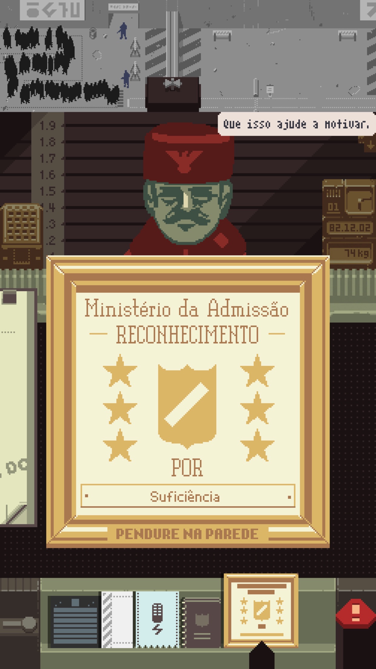 Screenshot do app Papers, Please