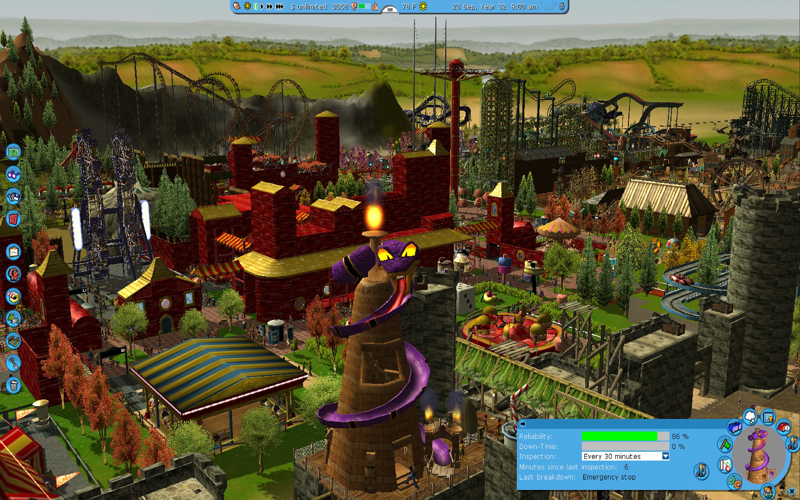 Screenshot do app RollerCoaster Tycoon® 3