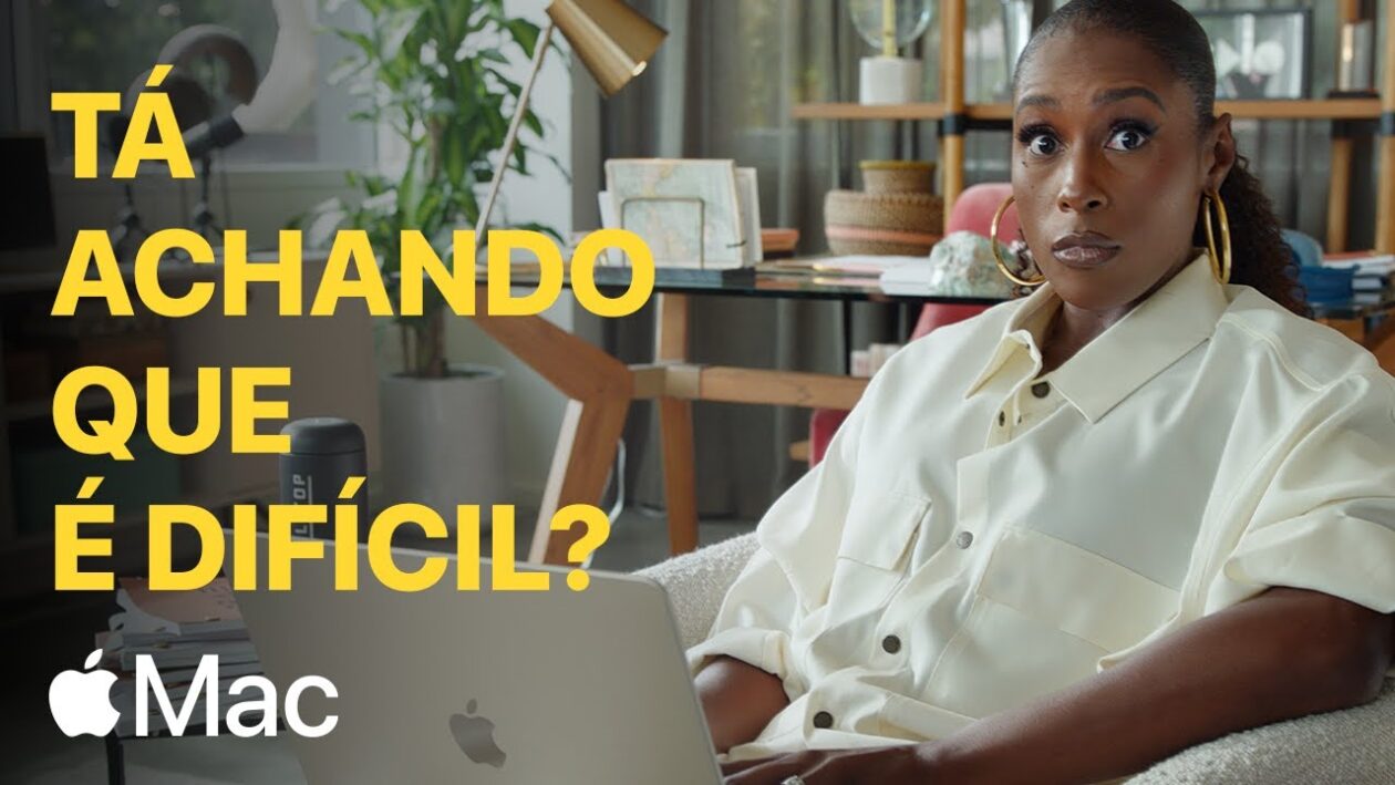 Thumbnail do comercial "Tá achando que é difícil?", com Issa Rae em destaque