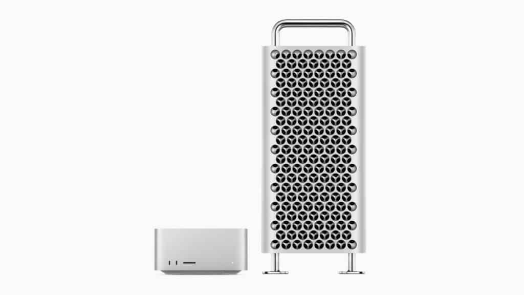 Mac Pro e Mac Studio com M2 Ultra