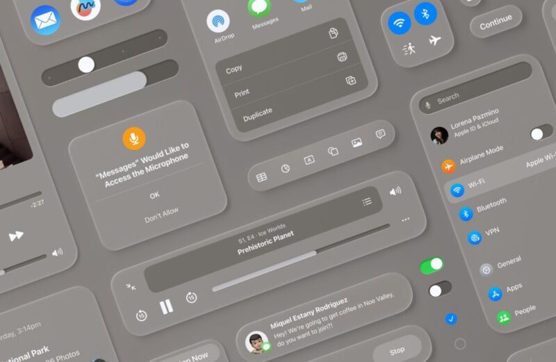 iOS 18 e iPadOS 18 poderão ganhar elementos de design do visionOS