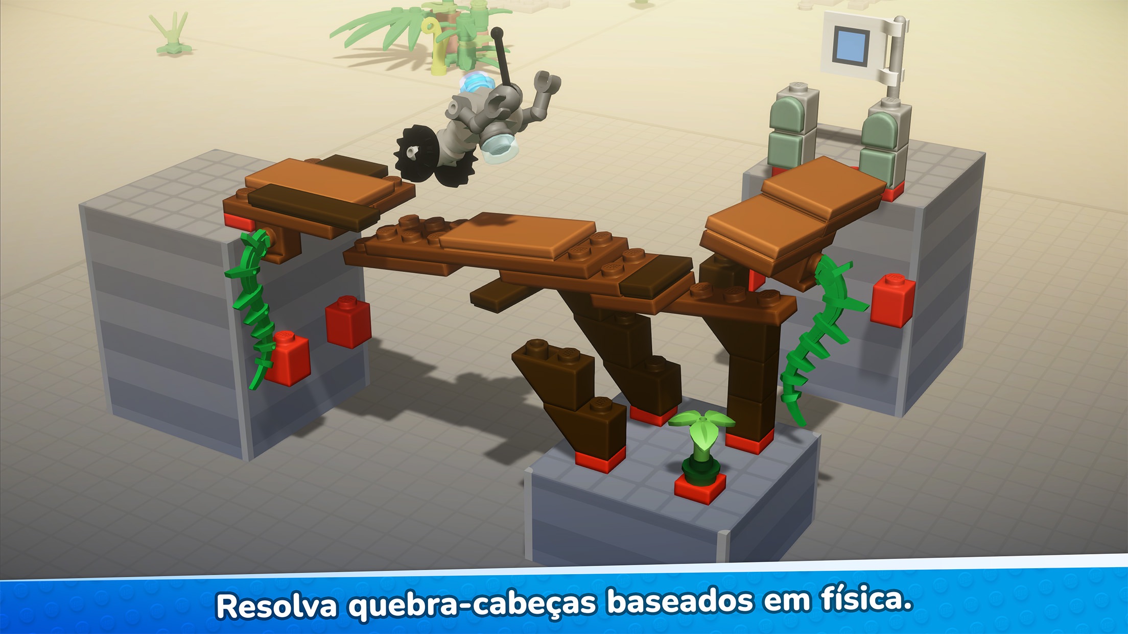 Screenshot do app LEGO® Bricktales