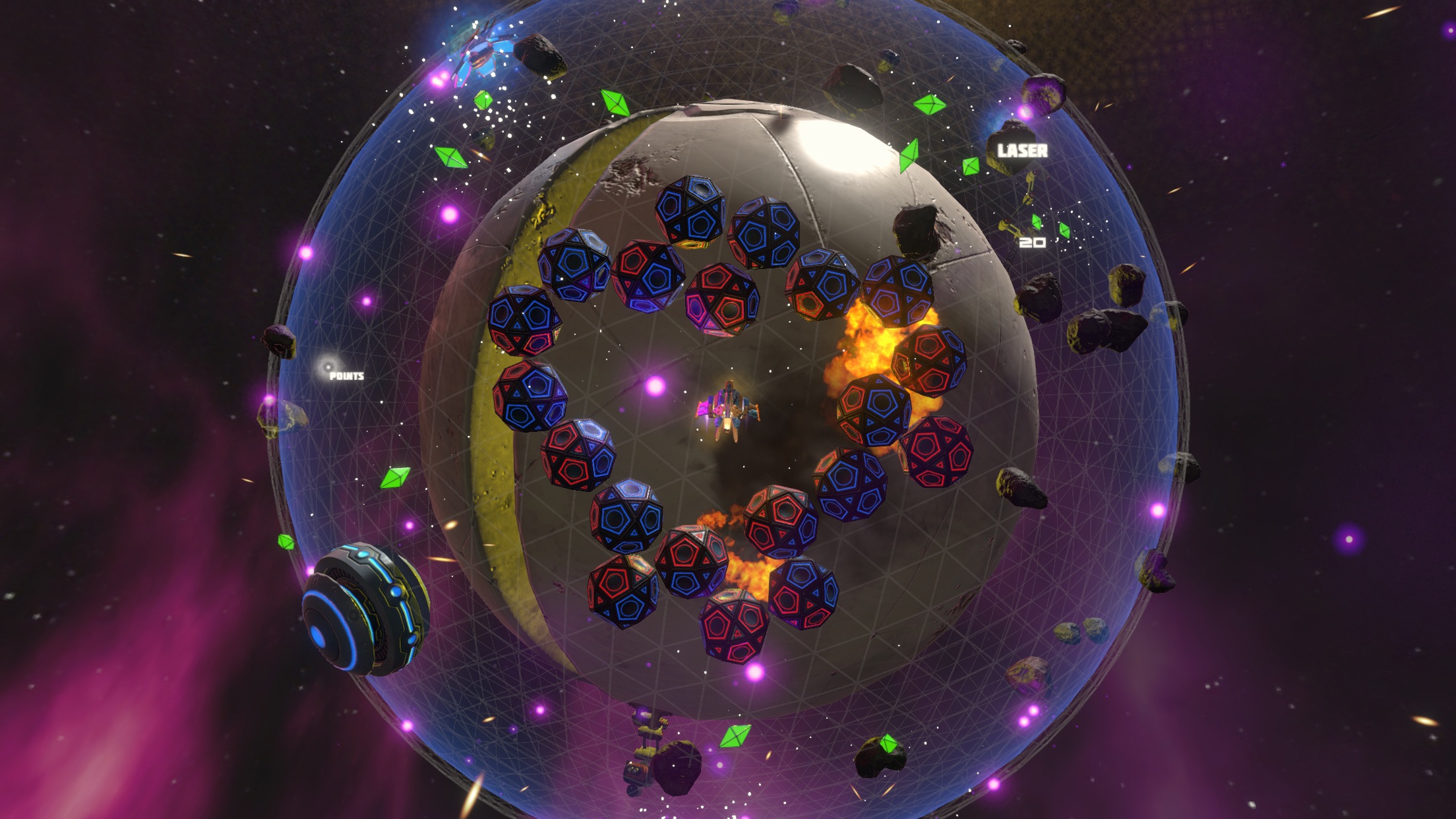 Screenshot do app Orbital Invaders:Space shooter
