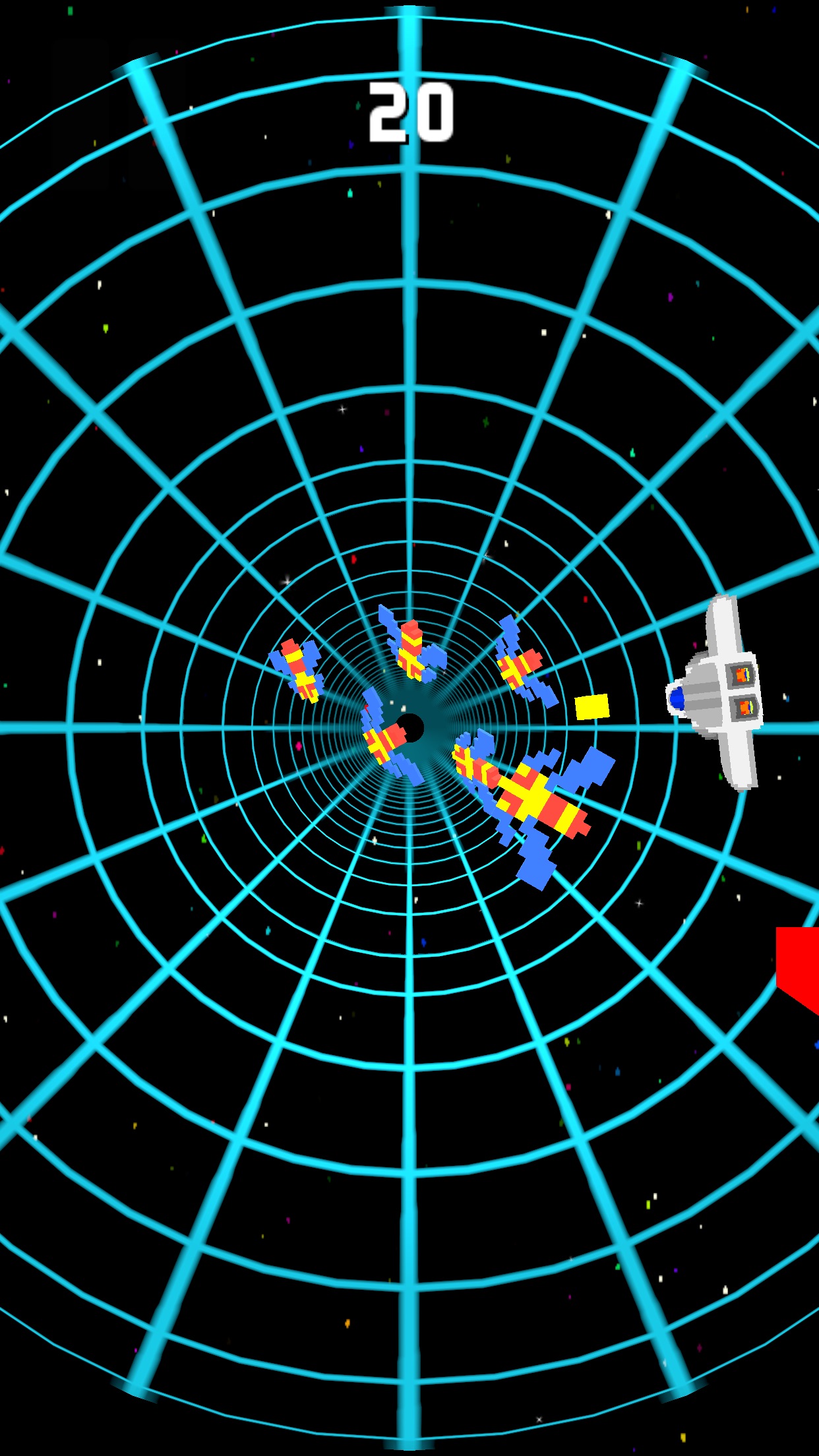 Screenshot do app Spaceholes - Arcade Watch Game