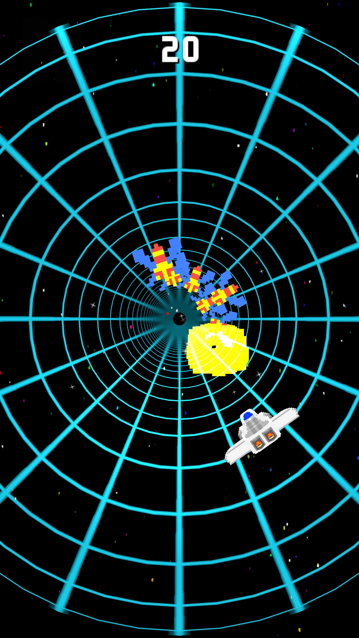 Screenshot do app Spaceholes - Arcade Watch Game