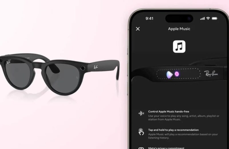 Óculos Ray-Ban Meta estão agora ainda mais integrados ao Apple Music