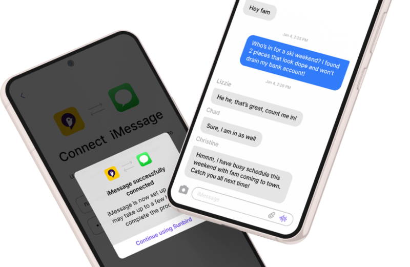 Sunbird retoma testes de app que visa levar o iMessage ao Android