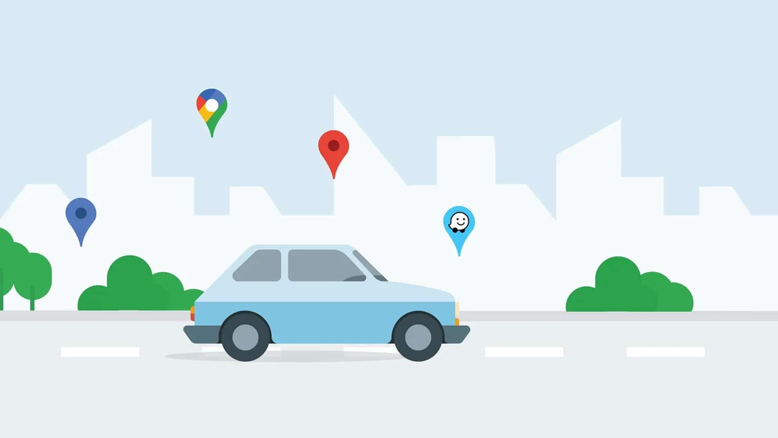 Waze e Google Maps