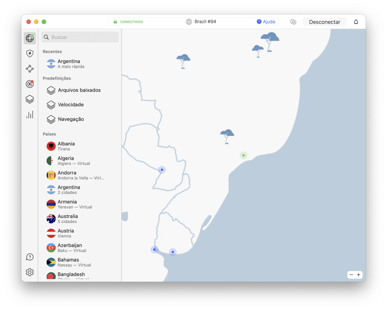 NordVPN no macOS