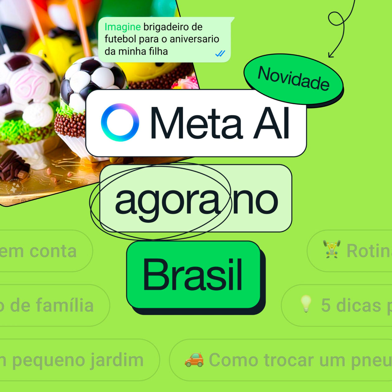 Meta AI aterrissa no Brasil com recursos para WhatsApp, Instagram, Facebook e Messenger