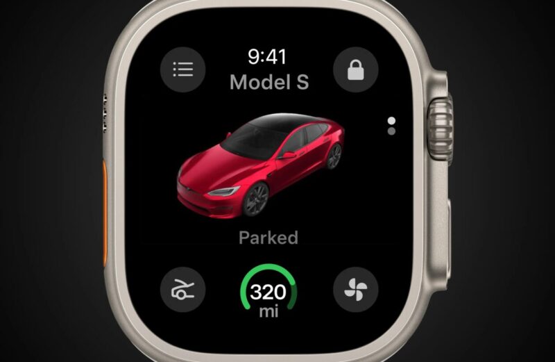 Tesla lança aplicativo para Apple Watch com suporte a chave digital e controles