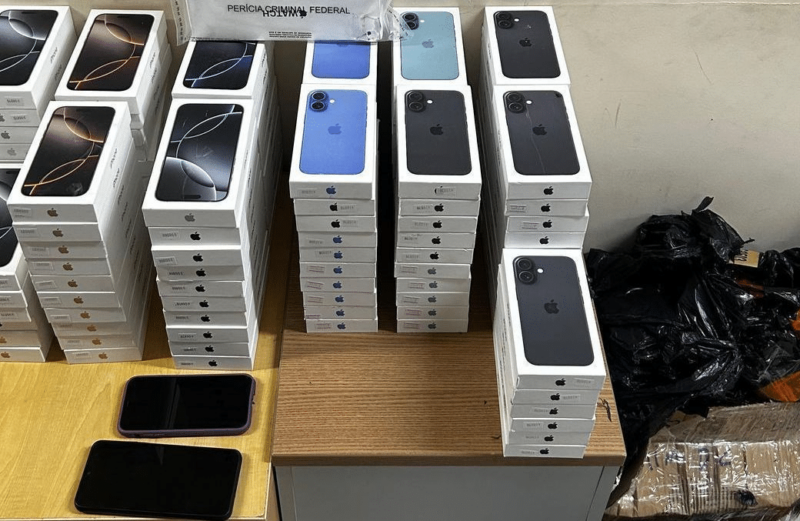 Homem que transportava R$1 milhão em iPhones sem nota é preso em SP