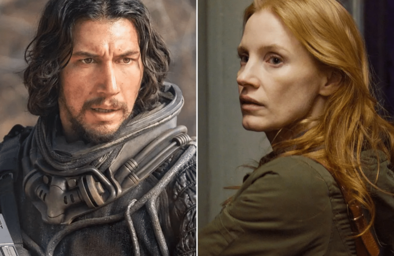 “The Dealer”: Jessica Chastain e Adam Driver estrelarão série do Apple TV+