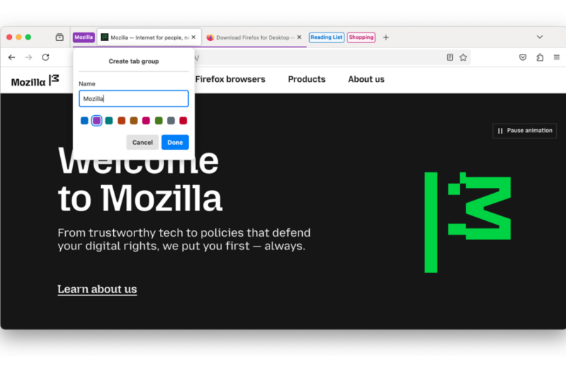 Firefox 137 é lançado com melhorias em abas, pesquisas e PDFs