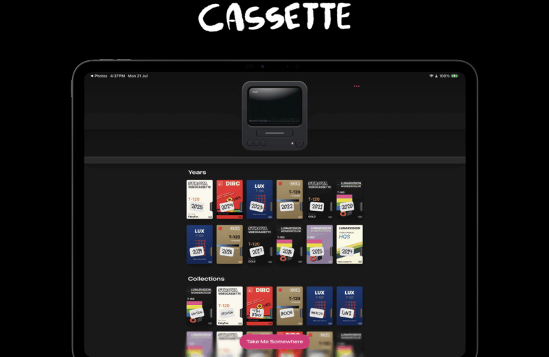 Aplicativo Cassette transforma vídeos em gravações no estilo VHS