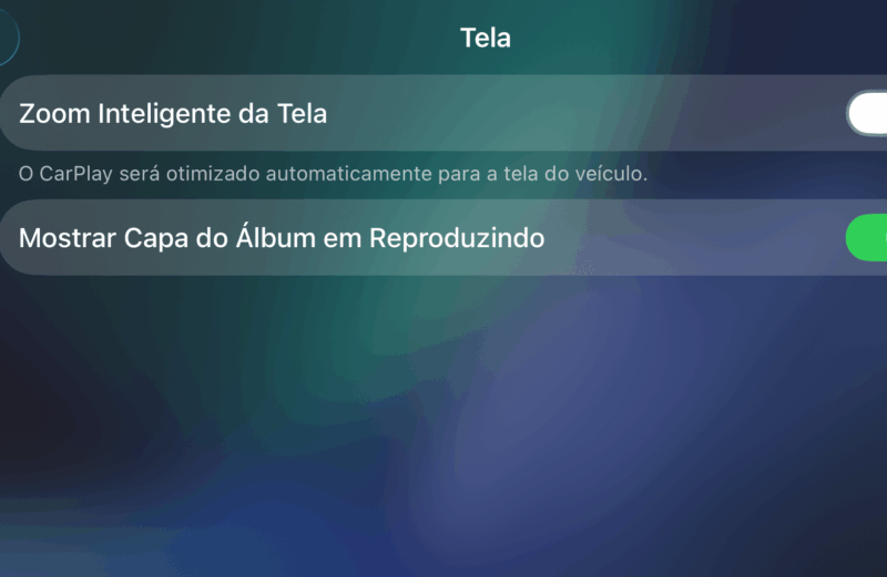 Como ativar ou desativar o Zoom Inteligente da Tela no CarPlay