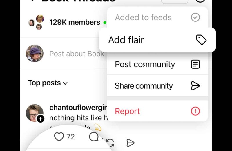 Meta expande Comunidades do Threads e testa novos rótulos