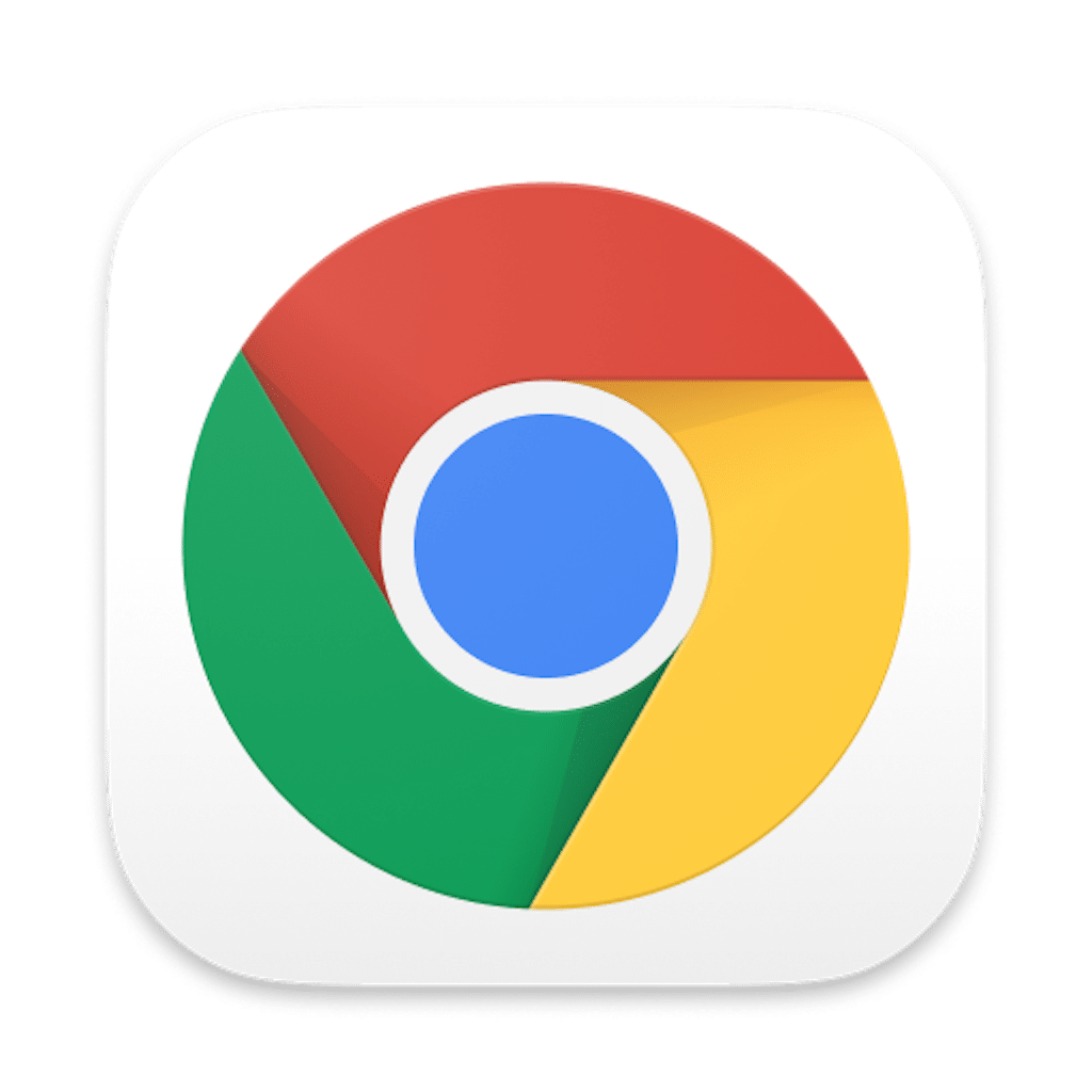 Ícone do Google Chrome 87 no macOS Big Sur
