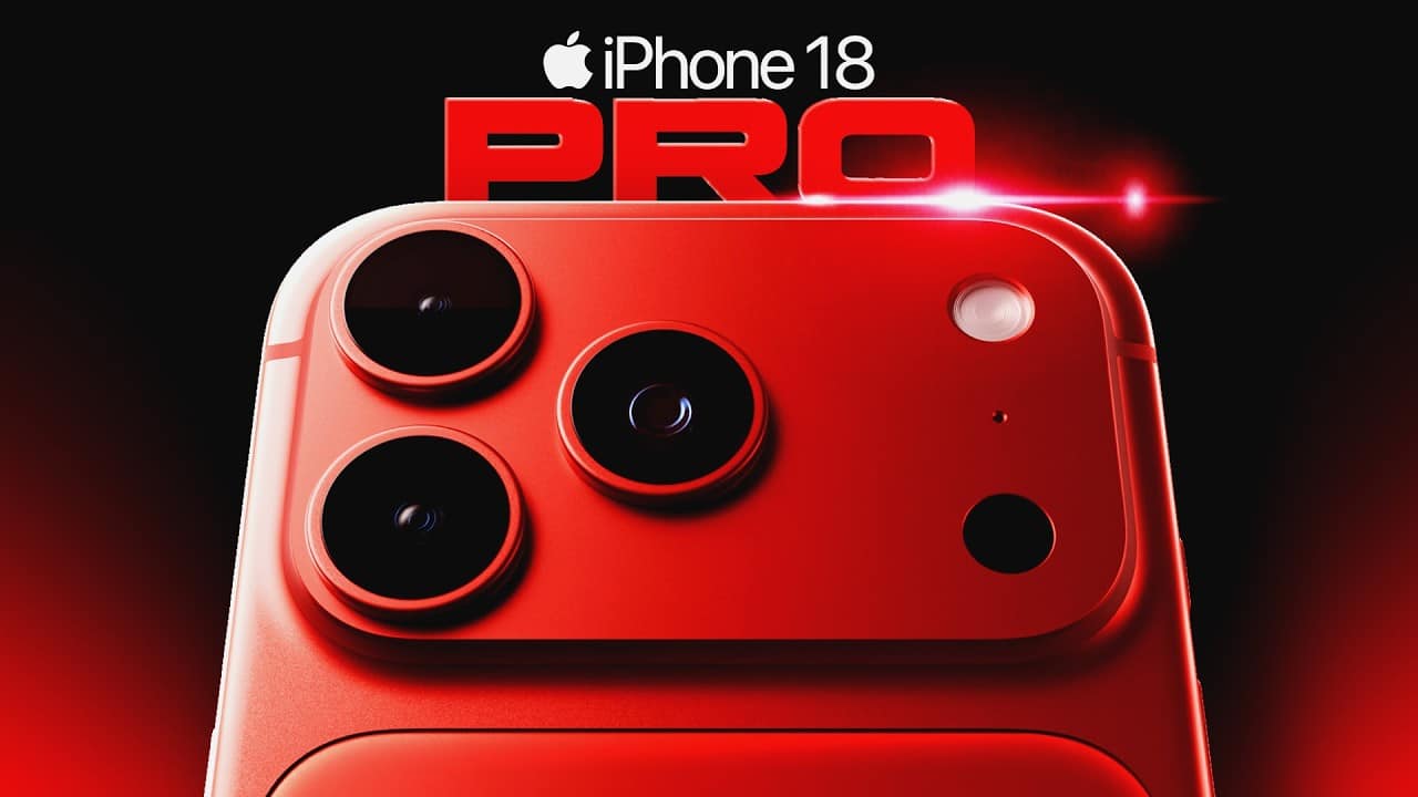 Render do iPhone 18 Pro