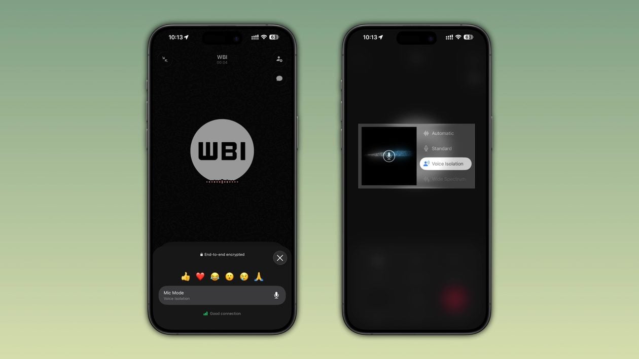 Modo de Microfone no WhatsApp (iOS)
